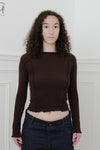 BASERANGE Long Sleeve T-Shirt TTML Collection Ribbed Cotton Portugal BAS-TACTILE TTML-RB-SP24-TACTILE TTML
